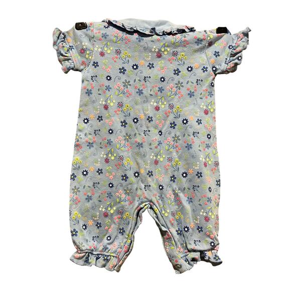 Baby Okie Dokie Knit Embroidered Jumper Sleeper One piece Snaps 0-3 Months - Picture 2 of 10